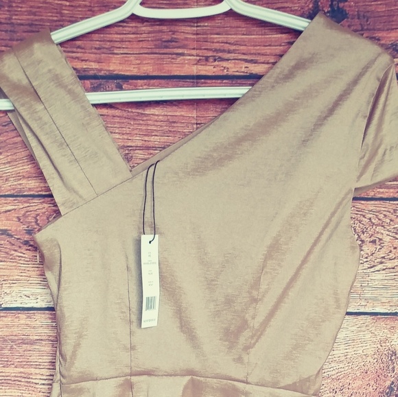 NWT Walter Baker W118 Anabelle gold dress size XS - Picture 4 of 8